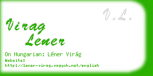 virag lener business card