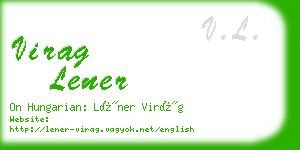 virag lener business card